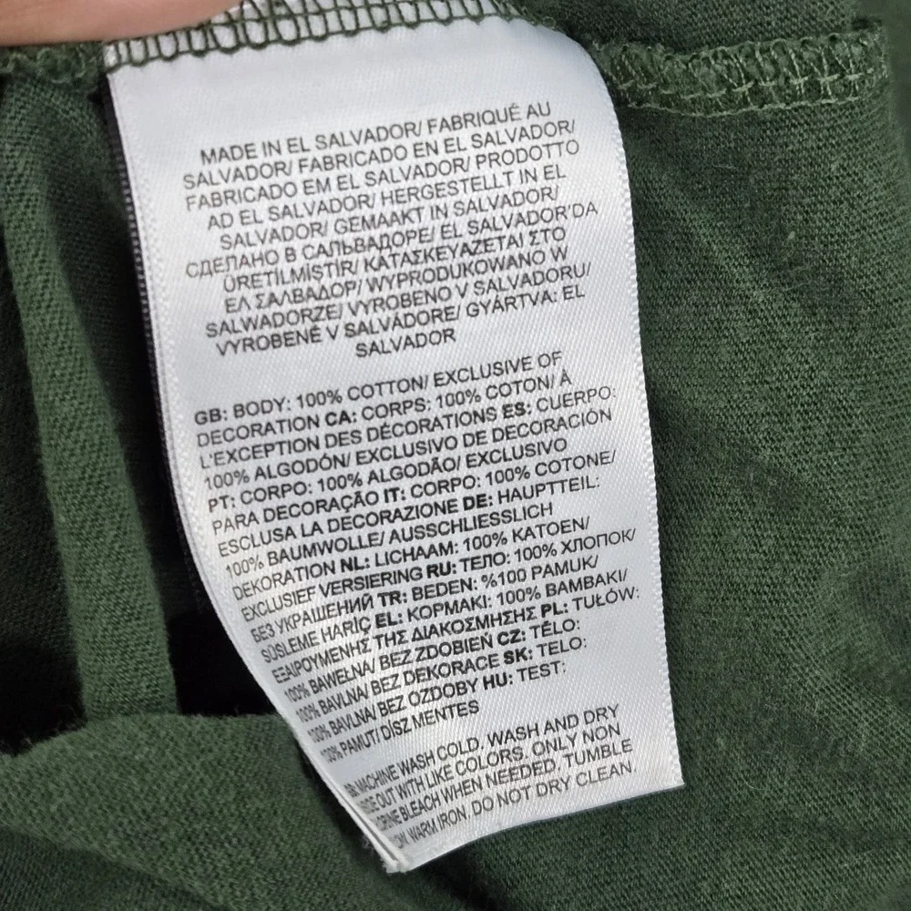 The North Face Men Shirt S Green Graphic Yosemite Half Dome Circular Design‎